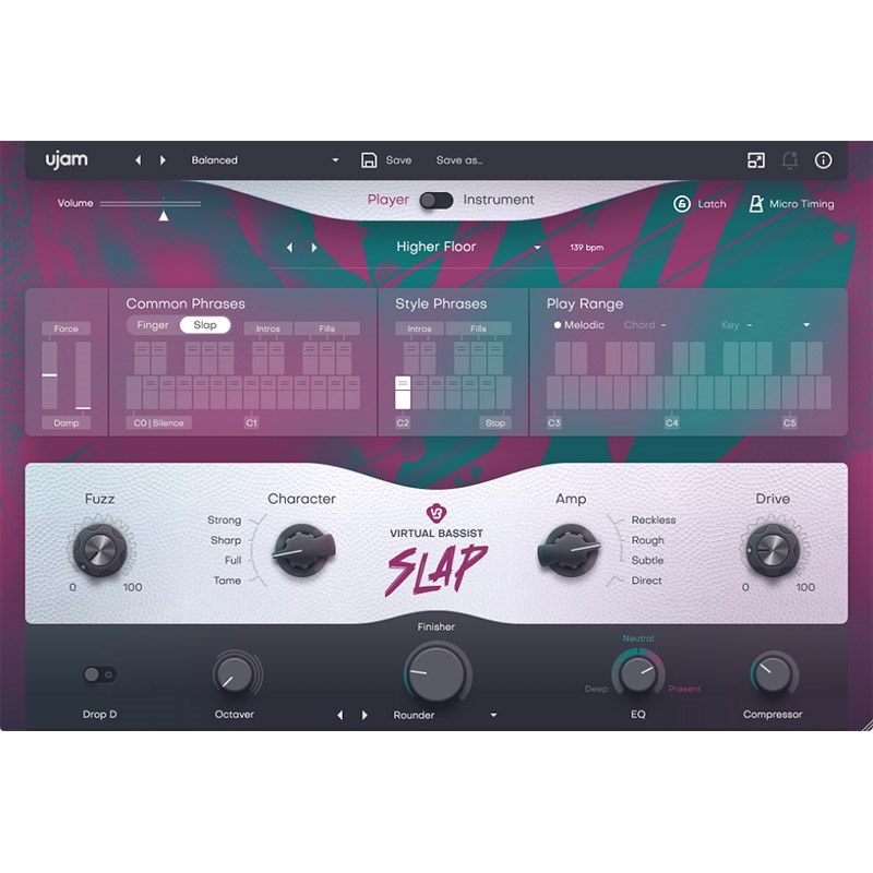 UJAM Virtual Bassist SLAP(オンライン納品)