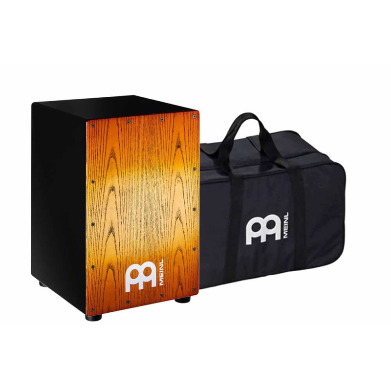 MEINL MCAJ100BK-SAF+ [Headliner Series Snare Cajon with Bag / Sonoran Amber Fade]【 純正バッグ付き！】 カホン (パーカッション)