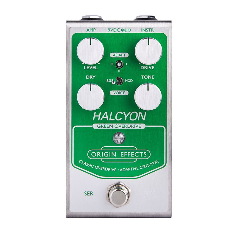 あす楽 ORIGIN EFFECTS Halcyon Green Overdrive ギター用エフェクター 歪み系 (エフェクター)