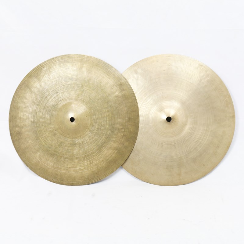 Zildjian Istanbul K 14 Hihat pair (Older new stamp 1967-1972s )[Top:767g / Bottom:850g] 【VINTAGE】 シンバル ハイハット (ドラム)