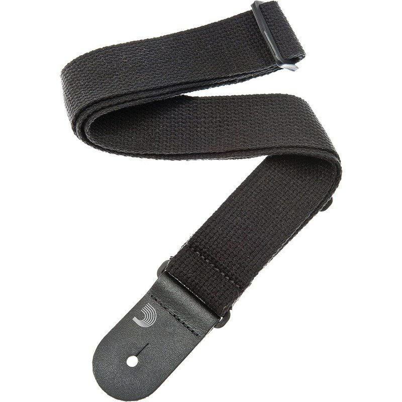 PLANET WAVES Cotton Guitar Strap [50CT00 Black] ギターストラップ (楽器アクセサリ)