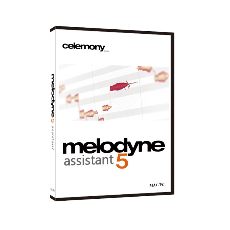 celemony Melodyne 5 Assistant（パッケージ版）（チュートリアルビデオ収録USBメモリ同梱） プラグインソフト ピッチ補正 ノイズ除去 (DTM)