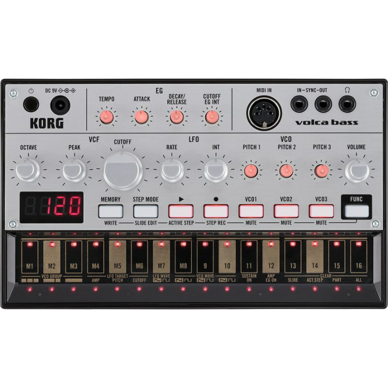  KORG volca bass(ò) ꥺޥ󡦥ץ顼 (󥻥Żҳڴ)