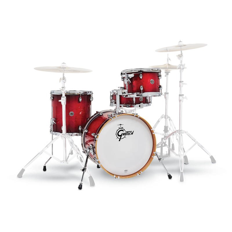 GRETSCH CT1-J484-GCB [Catalina Club 4pc Drum Kit/BD18，FT14，TT12，SD14/Gloss Crimson Burst] 【お取り寄せ品】 ドラムセット ドラム 