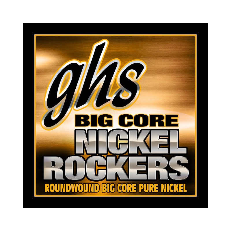 GHS  Big Core Nickel Rockers ×1セット 弦 エレキギター弦 (楽器アクセサリ)