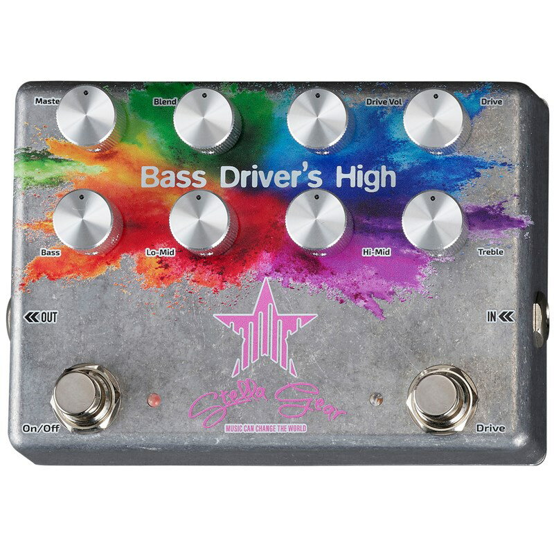 STELLA GEAR 【8月以降入荷予定、ご予約受付中】 Bass Driver’s High ベース用エフェクター ベース用ディストーション・オーバードライブ (エフェクター)