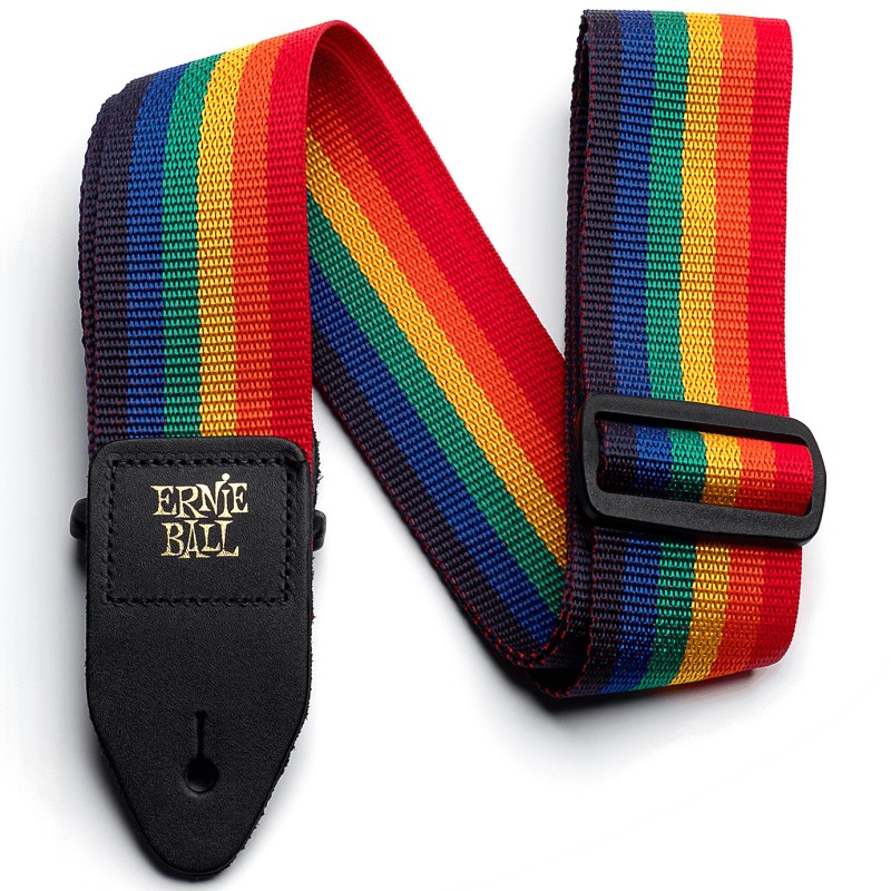 ERNIE BALL Rainbow Polypro Guitar Strap P04044 ギターストラップ (楽器アクセサリ)