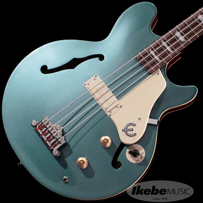 Epiphone Jack Casady Bass (Faded Pelham Blue) アコースティック・エレアコベース (ベース)