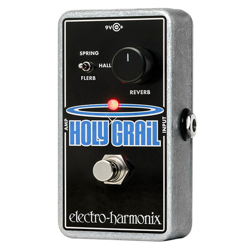 関連商品Electro Harmonix/新品 商品一覧＞＞エフェクター【10，000円〜30，000円】 商品一覧＞＞ギター用エフェクター/空間系/リバーブ/Electro Harmonix 商品一覧＞＞Electro Harmonix Holy Grail ギター用エフェクター 空間系 (エフェクター)商品説明デジタルながら超アナログサウンド。サーフ・インスト・ミュージックの創始者ディック・デイルでさえもスプリングリバーブと区別が出来なかったデジタル・リバーブの名機Holy Grailがよりコンパクトなnanoシリーズになりました。スプリングタイプのリバーブサウンドで、ジョン・フルシアンテを始め多くのプレイヤーが愛用しています。リバーブタイプは3種類。ギタリストにとって必要なスプリングとホールリバーブに加えて、エレハモならではのユニークなFLERBがあります。今までのペダル・リバーブに満足できない方、コンパクトのリバーブなんて、とお思いの方は是非Holy Grailをお試しください。●3種のリバーブタイプSPRINGギターアンプに内蔵しているクラシカルなスプリングリバーブを完璧なまでに再現。HALLスケールの大きなホールタイプリバーブFLERB若干フランジャーが掛かったような美しくスぺイシーなサウンド。●特長トゥルーバイパス 専用ACアダプター付属 ●スペック寸法：72W×110D×50H 重量：240g 電源：専用ACアダプター付属（9VDCセンター・マイナス）イケベカテゴリ_エフェクター_ギター用エフェクター_空間系_リバーブ_Electro Harmonix_新品 SW_Electro Harmonix_新品 JAN:0683274010847 登録日:2010/06/27 エフェクター コンパクトエフェクター ストンプボックス エレハモ エレクトロハーモニクス エレクトロハーモニックス