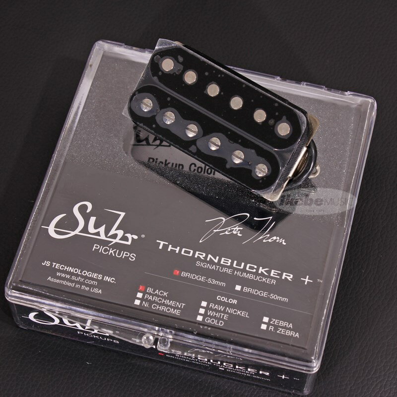 Suhr Guitars Thornbucker+ (Bridge/53mm/Black) ピックアップ エレキギター用ピックアップ (楽器アクセサリ)