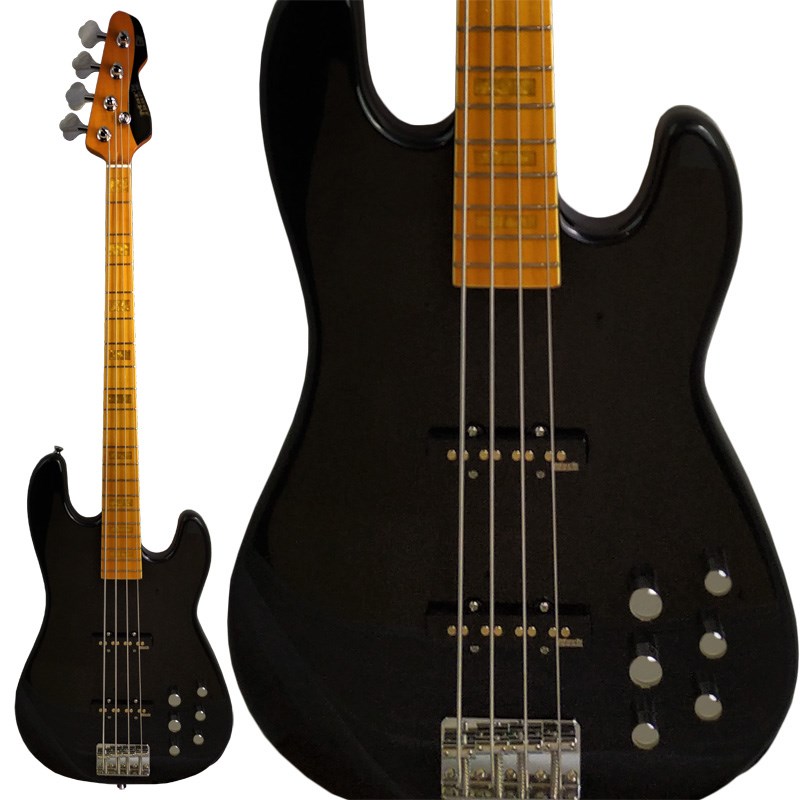 関連商品Mark Bass/新品 商品一覧＞＞ベース【65，000円〜135，000円】 商品一覧＞＞エレキベース/JBタイプ/Mark Bass 商品一覧＞＞Mark Bass MB GV 4 GLOXY VAL BLACK CR MP [MAK-B/GV4/C-M #BK] 【旧定価品最終入荷】 エレキベース JBタイプ (ベース)商品説明ベースアンプで世界的に知られる「マークベース」が放つエレキベース。当GLOXYシリーズは、優れたコスト・パフォーマンスを実現するために部品、材料を吟味し最適なコンポートネントを採用しています。上位モデルに搭載されているものと同様のMB INSTRUMENT Preを搭載し、トーンコントロールはその周波数帯をブースト/カットするだけでなく、極端なセッティングにしてもLOWからHIGHまで失うことはありません。また、パッシブ／アクティブの切り替え時にも音量の違いがあまり出ないように設計されており、実用的な仕様となっています。ネックはJPシリーズと同様のものを採用しておりプレイアビリティを確保しています。また、すべてのGLOXYベースはイタリア本社で品質検査されハイエンドのベースと同じ基準を満たしたものですので、まさにお値打ちモデルといって良い高品質ベースです。商品詳細【Specifications】BODY: Alder or BasswoodNECK: Hard Maple | Comfort C ProfileFINGERBOARD: Maple | Block Inlays | Binding | 20-Fret | 34inch scale | Nut 45mmSTRING SPACING: 18mmPICKUP / ELECTRONIC: Markbass JJ style MB Instrument PRE | 9V Active -PassiveHARDWARE: Chromeギグバッグ（MB BASS BAG UNIVERSAL GIG BAG）付属イケベカテゴリ_ベース_エレキベース_JBタイプ_Mark Bass_新品 SW_Mark Bass_新品 JAN:8059307420716 登録日:2023/12/27 エレキベース マークベース