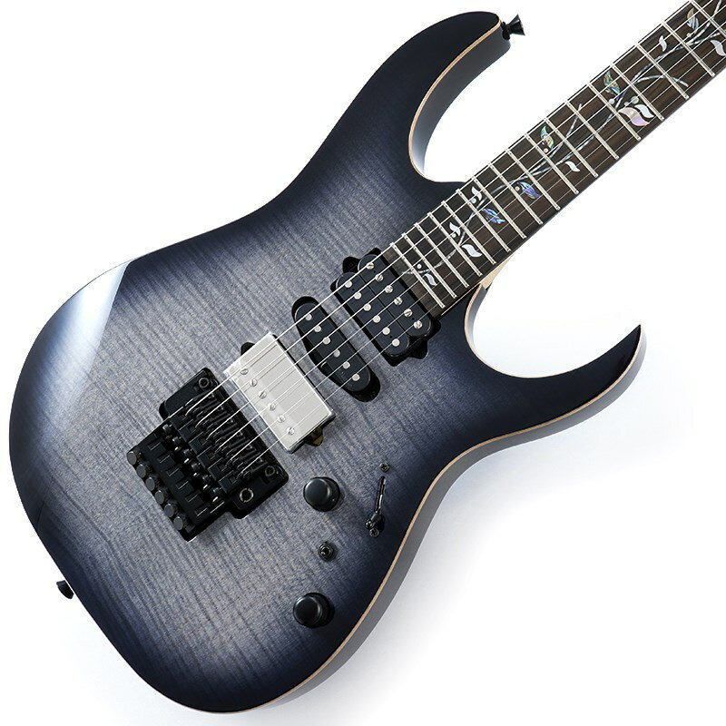 関連商品Ibanez/新品 商品一覧＞＞エレキギター【240，000円〜450，000円】 商品一覧＞＞STタイプ/Ibanez 商品一覧＞＞Ibanez j.custom Axe Design Lab RG8870-BRE SN.F2413016 STタイプ (エレキギター)商品説明RG j.custom ~Axe Design Lab~ 2023 New Modelテクニカル・プレイヤーへ送る、拘りのスペック満載の RG j.custom 新モデル！j.customのコンセプトは非常にシンプルです。「厳選された材を使用し、日本屈指の熟練クラフトマンが組み上げる、常に高いプレイアビリティと優れたサウンドを追求するギター」、これは誕生以来、現在でも決して変わることがありません。このコンセプトを掲げ、さまざまに多様化するギタリストのスタイルや嗜好、要望に高い次元で応えるために、国内の工房で製作するIbanez最高峰のエレクトリック・ギター、それがj.customです。■RG j.custom Super Wizard AS (Asymmetric) ネック・シェイプ強度に十分配慮したうえでナチュラルなサウンドを志向した、メイプル材とウェンジ材を5pcに組み合わせて完成するネックです。弾き易さと薄さとを追求した極薄Super Wizard シェイプをベースとした非対称ネック・シェイプです。ナット部：17mm/ 12フレット部：19mmのネック厚はそのままに、低音弦側(6弦側)に向かって丸みを帯びた形状にすることで、親指の支点をより確かなものにし、左手を大きく広げるワイドストレッチやスウィープ奏法などのテクニカル奏法のプレイアビリティを高めます。ネック・バックは、まるで長年弾き込まれたギターのようにしっくりと手に馴染むVelvetouch (ヴェルヴェタッチ）仕上げです。■マカッサル・エボニー材指板硬質で優れた反応性を持つと同時に縦に入った縞杢も特徴のマカッサル・エボニー材に、j.customデザインの象徴のひとつでもあるポジション・インレイ Tree Of Lifeが映える、特別な指板です。■j.custom fret edge treatmentエッジ部分を球面のように丸く加工するカスタム・トリートメントです。球状に加工するのはもちろん、形状を揃えるのにも技術が必要で、熟練の職人のみが可能なこの加工は、1本1本手作業で丹念に行われています。そのストレスとは無縁の滑らかな感覚は、大きく左手のポジションを変える際に、きっと実感して頂けるはずです。■フレイム・メイプル材(4mm)トップ & アルダー材ボディバランスの取れた明るいトーン特性と豊かなサスティーンが特長のアルダー材に、AAAグレードの杢目が美しいフレイム・メイプル材を貼り合わせています。■Deep and beveled lower horn scoopボディバック・高音弦側(1弦側)カッタウェイ部を深くスクープし、ハイポジションでのプレイアビリティを高めます。■Chambered body「木材の音響特性を損なうことなく、出来れば軽くしたい...」そのように考えるプレイヤーの要望に少しでも沿うため、ボディ表側に3cm程の穴を複数、穿ちました。ほんの僅かですが、確かに軽量化に繋がる工夫です。■DiMarzio ピックアップDiMarzioの定番ピックアップPAFを元に7弦用にアレンジしたPAF7ピックアップを搭載。50年代後半のクラシック・ハムバッカーのようなクリアかつローパワーなピックアップで、マイルドな高音、クリアな低音、そしてオープンでウォームなサウンドが特徴です。■コイルタップ・スイッチフロント/リア・ハムバッカー・ピックアップに機能し、サンドバリエーションが広がります。■Lo-Pro Edge tremolo ブリッジロー・プロファイル設計を極めたオリジナル・トレモロ、Lo-Pro Edgeを搭載。ユニットを極力低く又ファイン・チューナーを後方に配置し設計することで、演奏時に手が当たりチューニングが狂う可能性を抑えています。サテン・ブラック・カラーです。■Gotoh machine headsスムーズな動作と信頼性、耐久性が世界中のギタリストに評価されているGOTOH製マシンヘッド。サテン・ブラック・カラーです。■Tilted Jack Cavityシールド・ケーブルのプラグを挿すジャック部分の木工は、一般的なサイド・ジャック仕様のギターと異なり、ストラップ・ピン方向からボディ内部に向け掘り込んで加工しています。これはケーブルをストラップに挟んで取り回し、アクシデントに拠る抜け落ちを防止するための工夫です。■Switchcraft Jackラブルの少ない堅牢なつくりで定評の、Switchcraft社製パイプ・ジャックを採用しています。■GOTOH Strap Lockワンタッチで着脱可能なGOTOHストラップ・ロックを装備しています。■Easy Access Control Knobsアーミング時、手に干渉することが極力無いように出来るだけ低く、それでいて回し難くないギリギリの高さになるように、ボディ・トップに落とし込み処理をしたうえでコントロール・ノブを設置しています。■Luminlay 蓄光・指板サイド・ドット・ポジションマーク~Axe Design Lab とは~Ibanezが「革新的」、「最先端」、「先駆的」であることにこだわり続ける理由。それは、Ibanezが「その時代のプレイヤーの創造性とパフォーマンスを最大限に引き出すこと」を自らの使命として課しているからです。レベルや経験年数を問わず、プレイヤーであれば誰もが必ず苦労を経験し、悩み、時に大きな壁にぶつかります。Ibanezはプレイヤーという名の全ての挑戦者に寄り添い、サポートし、そうした課題を共に乗り越えて行くための「解決型」ギアでありたいと願っています。その為には、誰もが予期すらしていないような、また、時にアンバランスと言われるような、刺激的で常識の枠にとらわれないカッティング・エッジなギターを生み出すことも厭いません。全ては今を生きるプレイヤーとその音楽の為に。Axe Design Labは、そんなIbanezのブランド・アイデンティティを具現化した新しいシリーズです。商品詳細SpecsNeck Type RG j.custom Super Wizard AS 5pc Maple/Wenge neckBody AAA Flamed Maple (4mm) top/ Alder bodyFretboard Macassar Ebony fretboard w/Tree of life inlay & Luminlay side dots inlayFret Jumbo frets w/ j.custom fret edge treatmentMachine heads Gotoh machine headsBridge Lo-Pro Edge tremolo bridgeNeck Pickup DiMarzio PAF 36th Anniversary (H) neck pickupMiddle Pickup DiMarzio True Velvet (S) middle pickupBridge Pickup DiMarzio The Tone Zone (H) bridge pickupControls， Pickup selector 1 Volume， 1 Tone， 5-way lever switchOther Swtiches Coil-tap switchHardware Color Satin BlackString gauge .009/.011/.016/.024/.032/.042 (D‘Addario EXL120)Strap Lock Gotoh Strap lock pinsNeck DimensionsScale: 648mm/25.5Width at Nut: 43mmWidth at 24 Fret: 58mmThickness at 1st: 17mmThickness at 12th: 19mmRadius: 430mmRWeight≒3.65kgハードケース付属◆Color:BRE (Black Rutile)イケベカテゴリ_エレキギター_STタイプ_Ibanez_新品 SW_Ibanez_新品 JAN:4549763335159 登録日:2023/06/14 エレキギター アイバニーズ イバニーズ