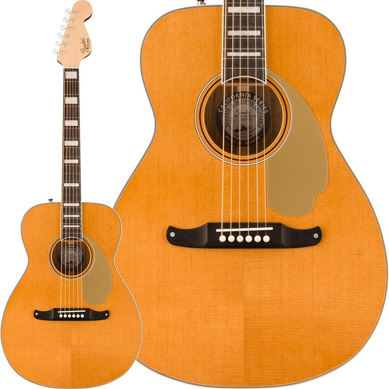 Fender Acoustics Malibu Vintage (Aged Natural) 【お取り寄せ】 エレアコギター (アコースティック・エレアコギター)