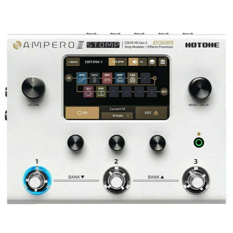 あす楽 HOTONE Ampero II Stomp ギター用エフェクター マルチエフェクター (エフェクター)