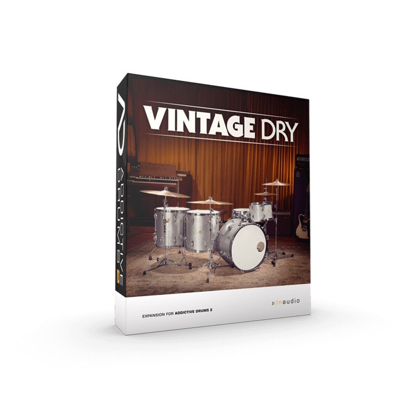xlnaudio 【XLN Audio期間限定プロモーションセール】ADpak Vintage Dry (オンライン納品)(代引不可) ソフトウェア音源 ドラム・パーカッション系 (DTM)