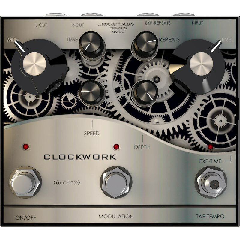 あす楽 J. Rockett Audio Designs Clockwork Echo ギター用エフェクター 空間系 (エフェクター)