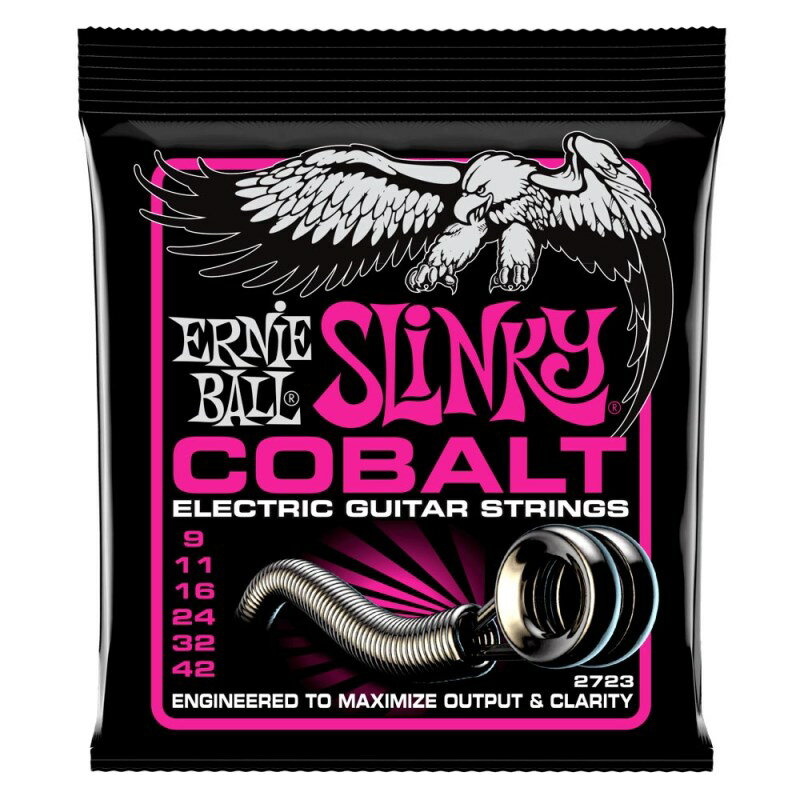 ERNIE BALL Super Slinky Cobalt Electric Guitar Strings #2723 弦 エレキギター弦 (楽器アクセサリ)