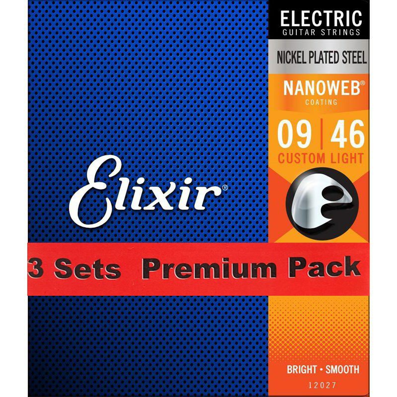 関連商品ELIXIR/新品 商品一覧＞＞楽器アクセサリ【〜10，000円】 商品一覧＞＞弦/エレキギター弦/ELIXIR 商品一覧＞＞ELIXIR Electric Nickel Plated Steel with NANOWEB Coating 3SET PACK #12027 (Custom Light/09-46) 弦 エレキギター弦 (楽器アクセサリ)商品説明Electric Guitar Strings with ultra-thin NANOWEB coatingエレキ弦 NANOWEBコーティングは、従来のエレキ弦と変わらない存在感、迫力、細やかな表現を提供しながら、従来のエレキ弦とは比較にならない音質の長寿命を提供するエリクサーエレキ弦の定番です。・巻き弦をすっぽりと覆う唯一のコーティング技術が、巻き線の隙間に汚れが入り込むのを防ぐ・他のコーティング／ノンコーティング弦と比べて高音質・長寿命・弾きたいと思った時にいつでも演奏が可能・滑らかな弾き心地で演奏性が向上・フィンガーノイズが減り、ライヴ、レコーディングのどちらにも最適・耐腐食加工を施したAnti-Rustプレーン弦を採用し、1セットすべての弦で長寿命を実現・交換の頻度が減り、その分演奏に集中できる※こちらは3セットパックです。商品詳細＊ゲージ:・Custom Light (.009/.011/.016/.026/.036/.046)イケベカテゴリ_楽器アクセサリ_弦_エレキギター弦_ELIXIR_新品 SW_ELIXIR_新品 JAN:4534853011143 登録日:2021/12/12 エレキギター弦 ギター弦 エレキ弦 エリクサー