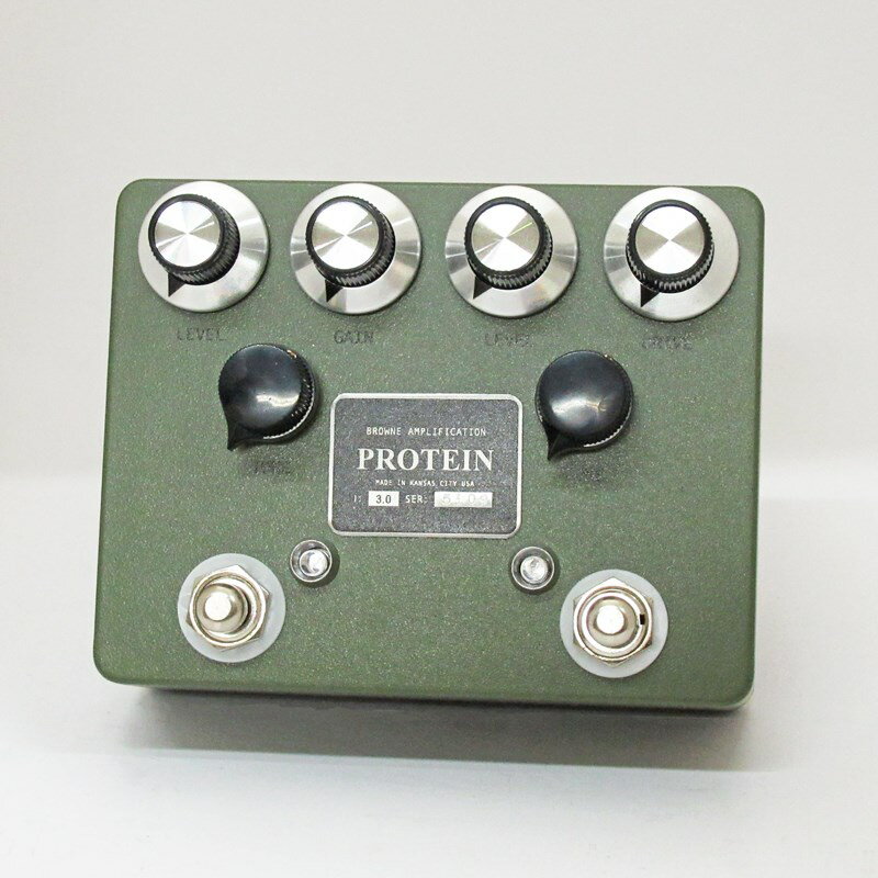 あす楽 BROWNE AMPLIFICATION THE PROTEIN DUAL OVERDRIVE V3 ギター用エフェクター 歪み系 (エフェクター)