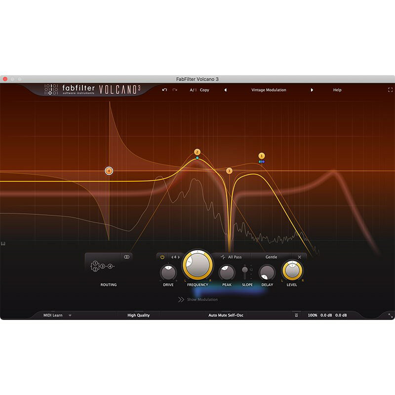 FabFilter Volcano 3(オンライン納品専用) ※代金引換はご利用頂けません。 プラグインソフト プラグインその他 (DTM)