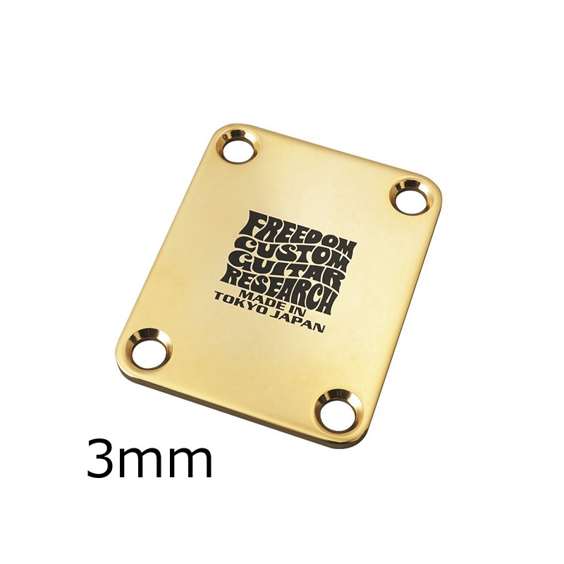 Freedom Custom Guitar Research Tone Shift Plate Gold 3mm [SP-JP-04] ギター・ベース用パーツ ノブ・スイッチキャップ・プレート (楽器アクセサリ)