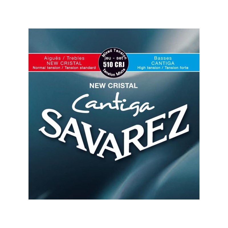 SAVAREZ NEW CRISTAL CANTIGA MIXED TENSION 510CRJ 弦 クラシックギター弦 (楽器アクセサリ)