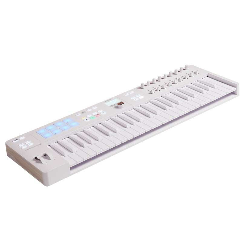 あす楽 Arturia KeyLab Essential 49 MK3 Alpine White MIDI関連機器 MIDIキーボード (DTM)