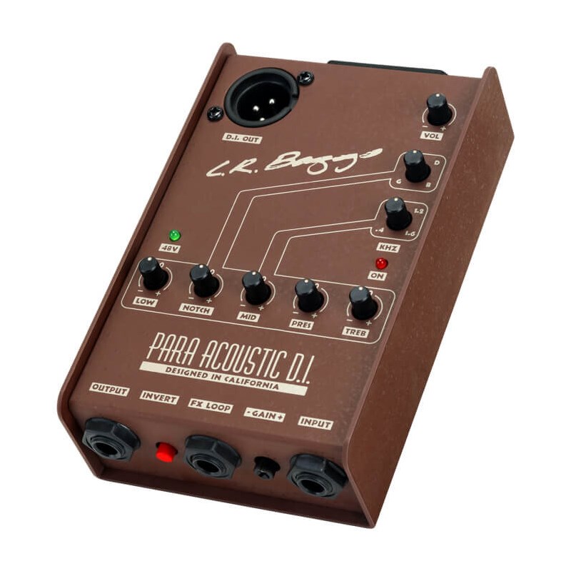 あす楽 L.R.Baggs Para Acoustic D.I. Acoustic Guitar Preamp DI エレアコ用エフェクター アコギ用プリアンプ EQ (エフェクター)