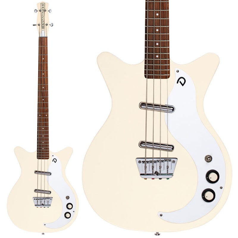 Danelectro 59DC SHORT SCALE BASS Vintage Cream エレキベース その他ベース一般 (ベース)