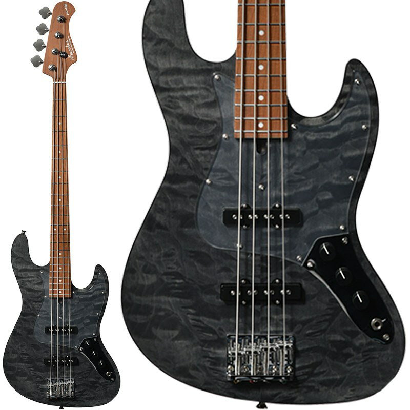 あす楽 Bacchus Japan Tune-up series WL4-QM RSM/M (BLKS) エレキベース JBタイプ (ベース)