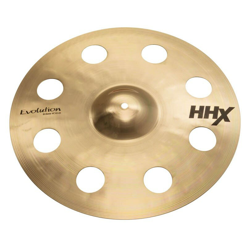 SABIAN HHX Evolution O-Zone Crash 18 Brilliant [HHX-18EVOC-B] シンバル クラッシュ (ドラム)