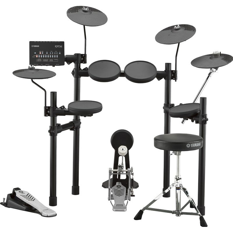 YAMAHA DTX432KUPGS [3-Cymbal (PCY95AT)、KP65、HH65、FP6110A、DS550U] 電子ドラム 電子ドラム本体 (ドラム)