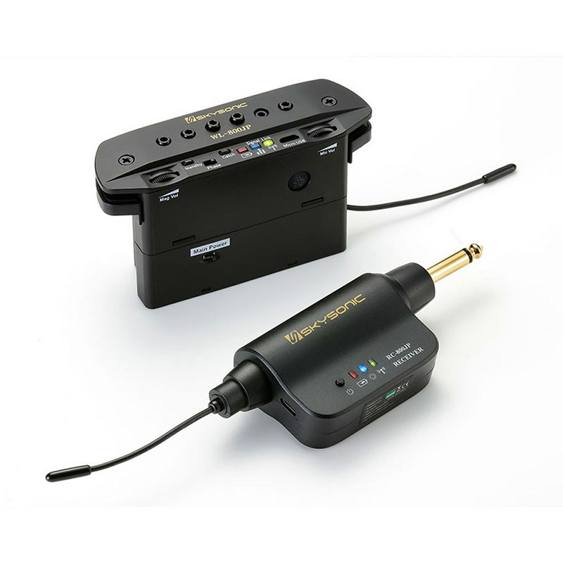 SKYSONIC WL-800JP Wireless Soundhole Pickup ピックアップ アコギ用ピックアップ (楽器アクセサリ)