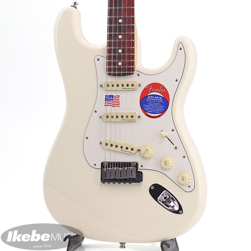 Fender USA Jeff Beck Stratocaster (Olympic White) STタイプ (エレキギター)