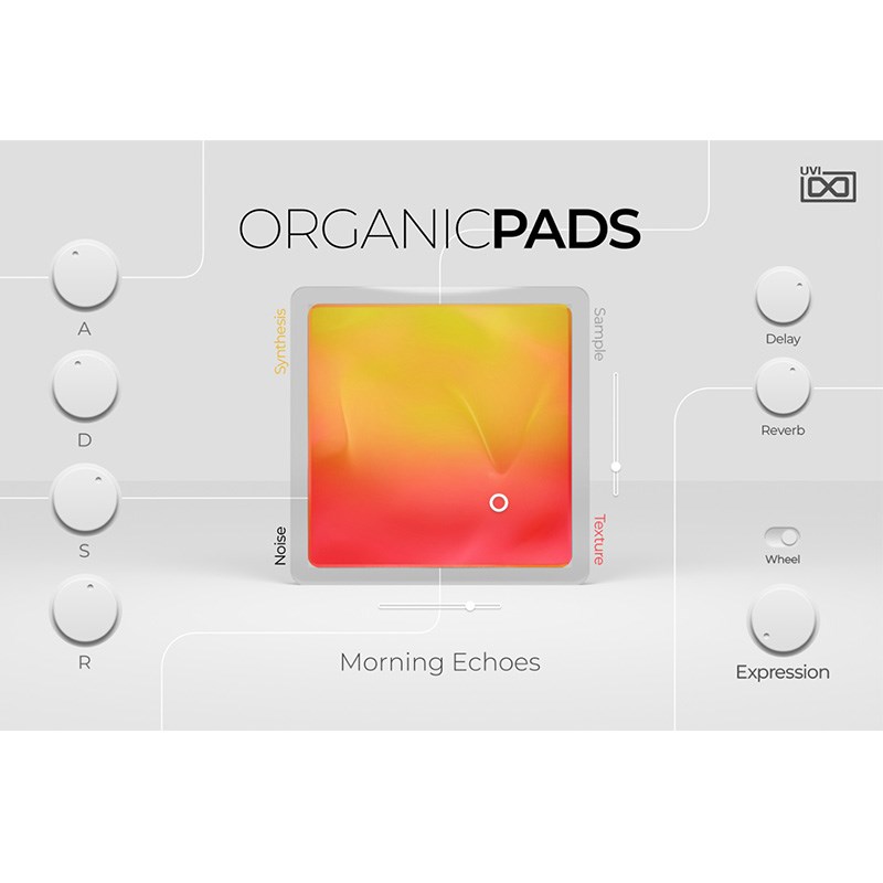 UVI Organic Pads【FALCON 専用エクスパンション】(オンライン納品専用) ソフトウェア音源 シンセ音源 (DTM)