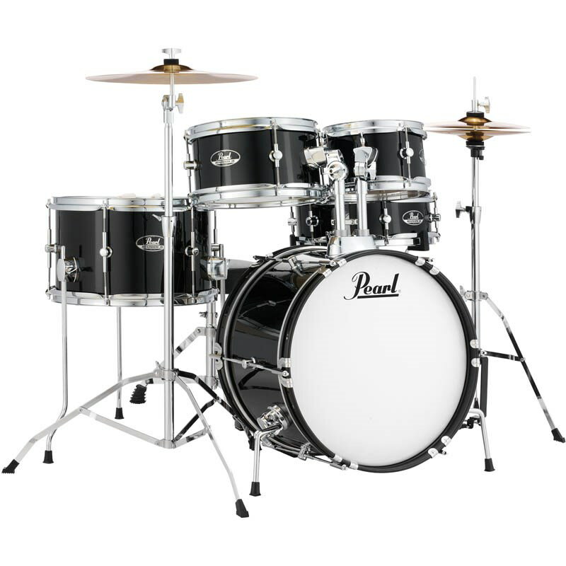 Pearl ROADSHOW Jr. Drum Set - Jet Black [RSJ465/C #31] 【キッズにもおすすめ！】 ドラムセット (ドラム)