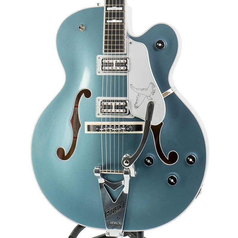 GRETSCH G6136T-140 LTD 140th Falcon Hollow Body with String-Thru Bigsby (Two-Tone Stone Platinum/Pure Platinum/Ebony) 【特価】 フルアコ (エレキギター)