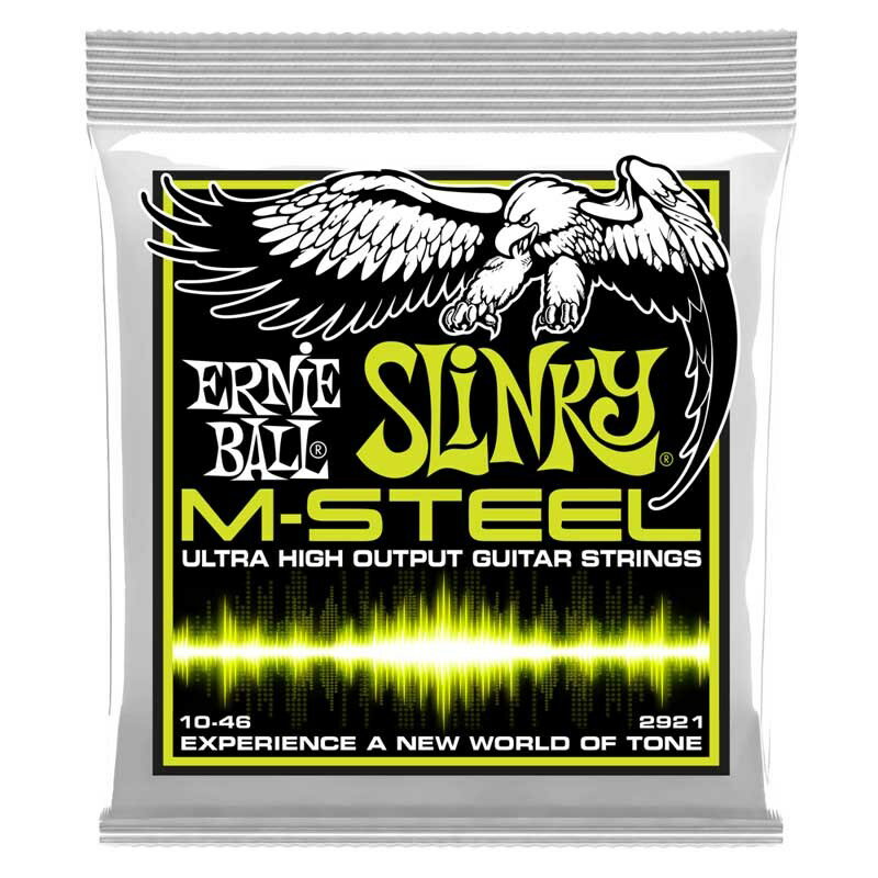 ERNIE BALL 【在庫処分超特価】 Regular Slinky M-Steel Electric Guitar Strings #2921 弦 エレキギター弦 (楽器アクセサリ)