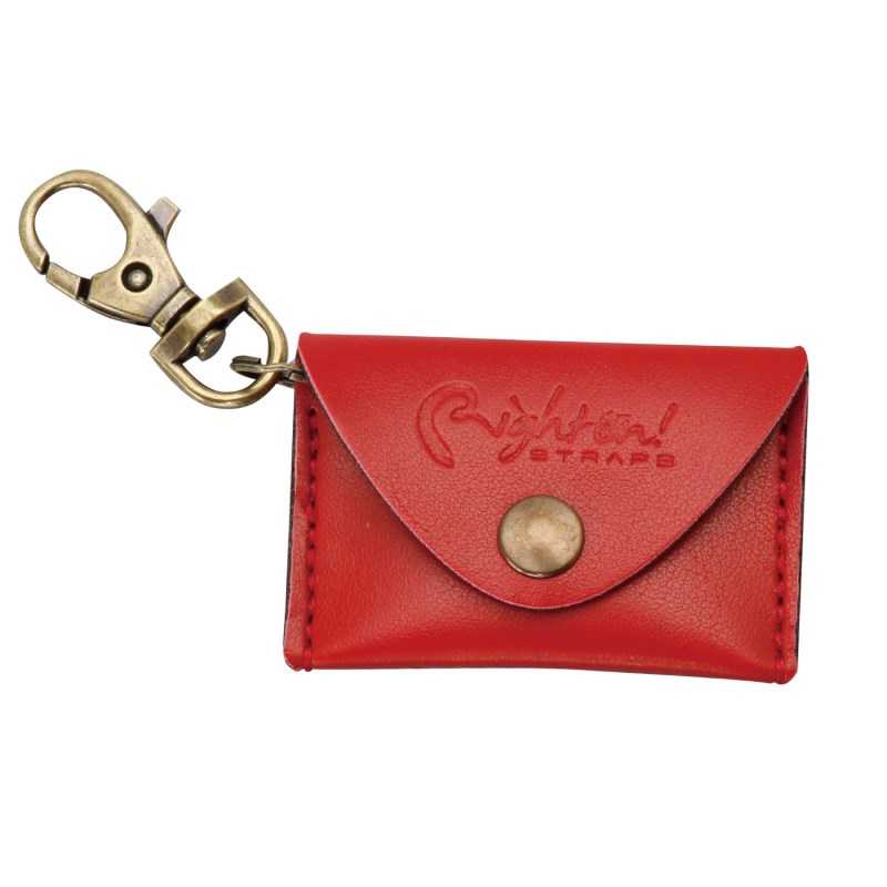 RIGHTON STRAPS PICK POUCH PLAIN (Red) ピック (楽器アクセサリ)