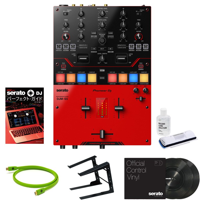  Pioneer DJ DJM-S5 ꡪ Serato Control Vinyl° ̥åȡۡSerato DJ Pro̵б DJߥ (DJ)