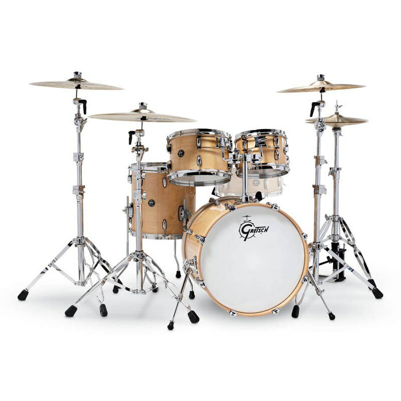 GRETSCH RN2-E604-GN [Renown Series 4pc Drum Kit / BD20，FT14，TT10&12 / Gloss Natural Lacquer] 【お取り寄せ品】 ドラムセット (ドラム)