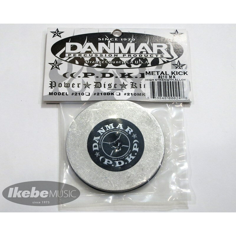 DANMAR DM-210MK [Bass Drum Impact Pad (Metal)] 【シングルペダル用 / SKULL】 その他ドラムアクセサリ (ドラム)