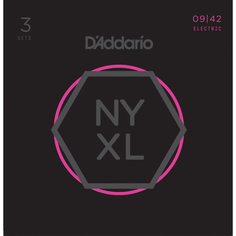 D’Addario NYXL Series Electric Guitar Strings NYXL0942-3P［3セットパック］ 弦 エレキギター弦 (楽器アクセサリ)