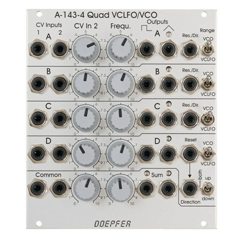 DOEPFER A-143-4 Quad VCLFO / VC シンセサイザー モジュラーシンセ (シンセサイザー・電子楽器)