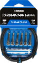 BOSS 《ボス》 BCK-6 『Pedalboard cable kit, 6connectors, 1.8m』〜ソルダーレスケーブル〜