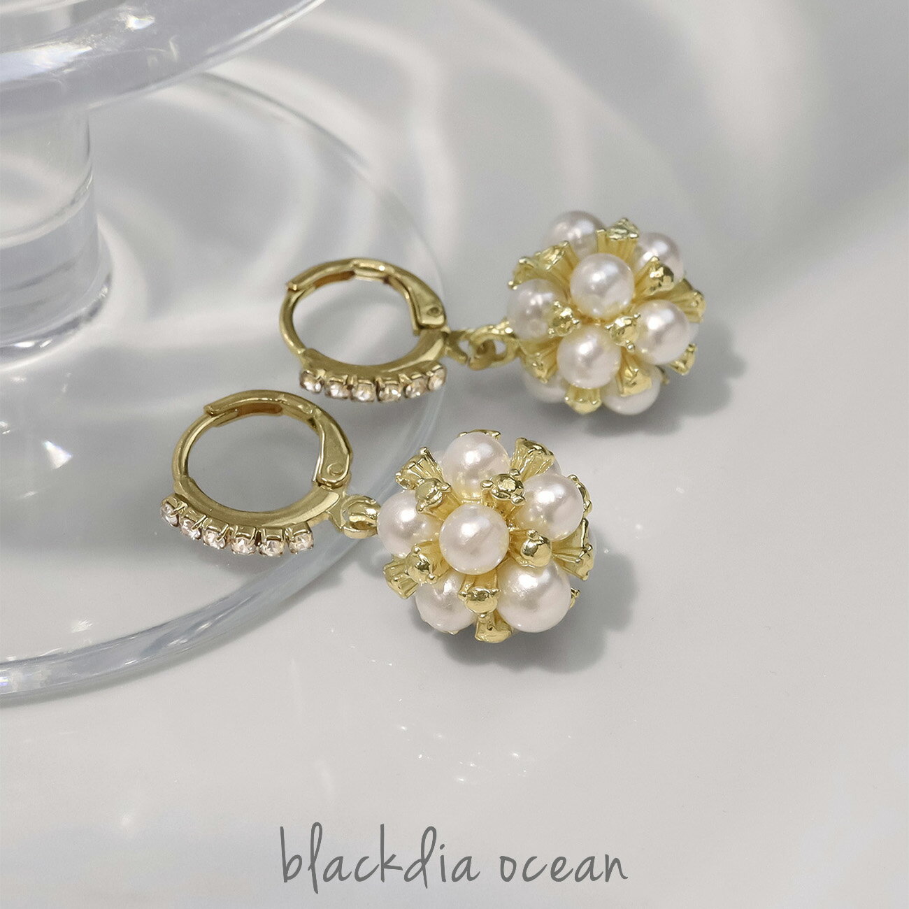 【12/4 20時〜半額クーポン】【12/5限定！抽選で最大P300％バック】 ピアス フープピアス パール パー..