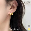 【7/10〜40%OFFクーポン】【7/11まで40%OFF】 ピアス イヤーカフ イヤカフ ノンホールピアス オーバル ダブル カーブピアス カーブイヤリング...