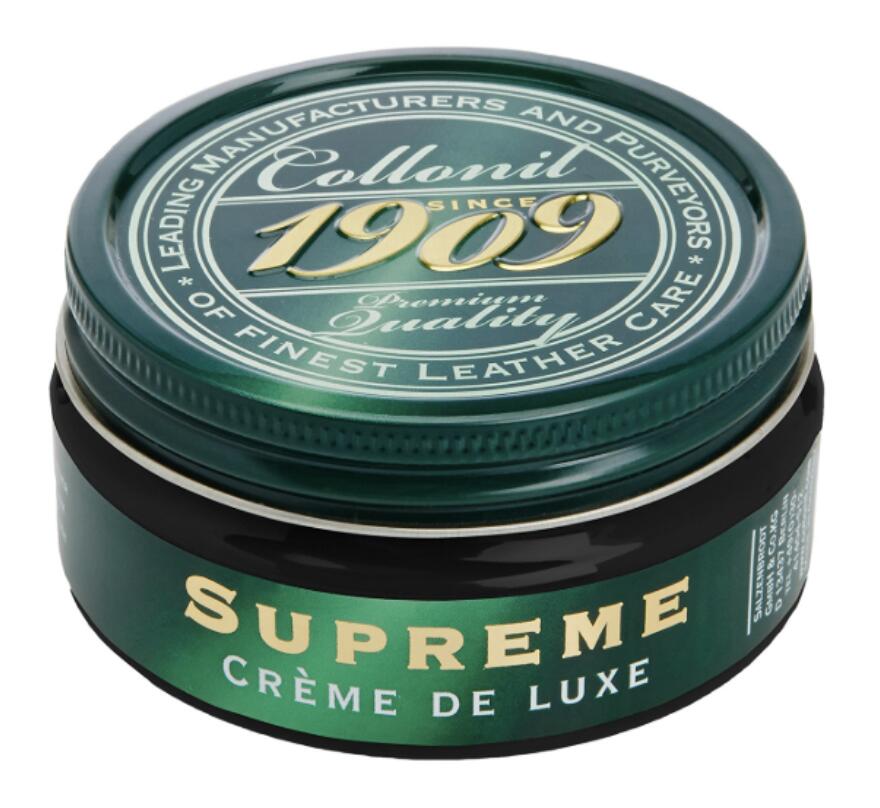 コロニルCollonil1909シュプリームクリームデラックスブラック黒靴クリーム100mL並行輸入品