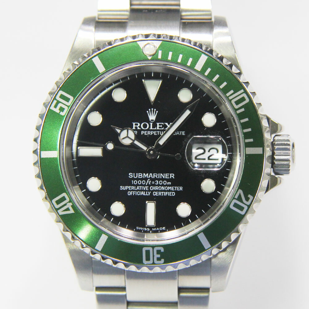 ロレックス　サブマリーナ　16610LV　2005年頃（D番）　ROLEX　SS　自動巻【中古】AB《《返品可》【質屋出品】【送料無料】