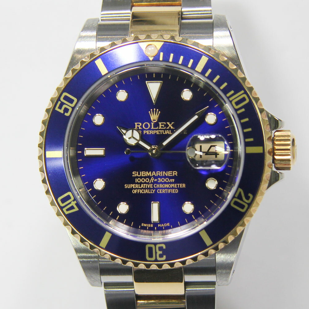 ロレックス　サブマリーナ　16613　2001年頃（K番）　ROLEX　コンビ　自動巻【中古】A《《返品可》【質屋出品】【送料無料】